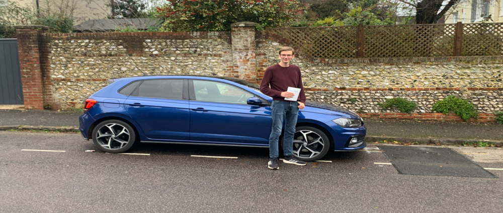 Congratulation to Isaac Hill who passed his driving test first time in Winchester with only 1 driving fault on 5th December 2023
